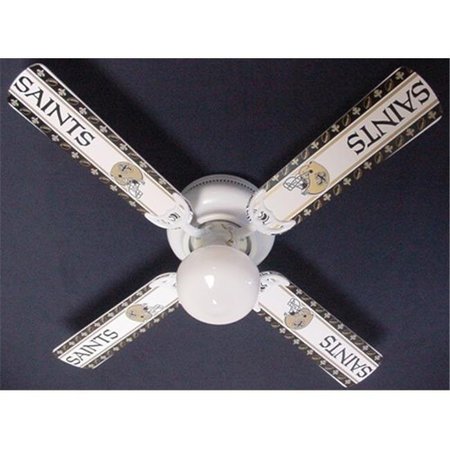 CEILING FAN DESIGNERS Ceiling Fan Designers 42FAN-NFL-NOS NFL Orleans Saints Football Ceiling Fan 42 In. 42FAN-NFL-NOS